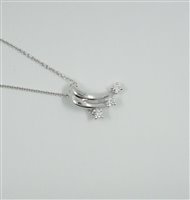 Collana Recarlo Donna Eternity in Oro bianco Diamante 0.49 Ct P02TY352/049-45 - P02TY352/049-45